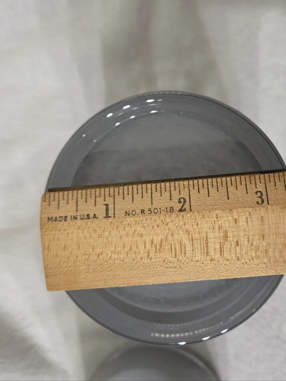 IKEA Gray Glass Candle Holders – Set of 2